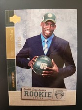 2005-06 UD ROOKIE DEBUT JOHAN PETRO SONICS ROOKIE GOLD /50 CARD #116 RC . rookie card picture