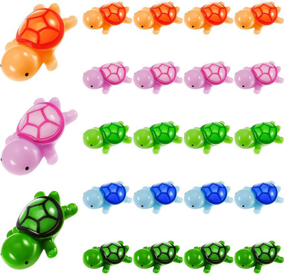 30 Pcs Animal Figure Turtle Party Favors, Sea Turtle Figurine Theme Miniature Fi