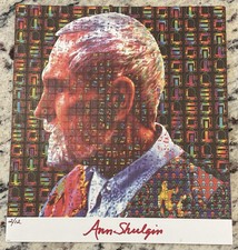 BLOTTER ART ORIGINAL MARK McCLOUD LEARY PROFI...
