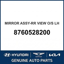 1991-1995 Hyundai Elantra Mirror Assembly-Rear View Outside OEM New 8760528200