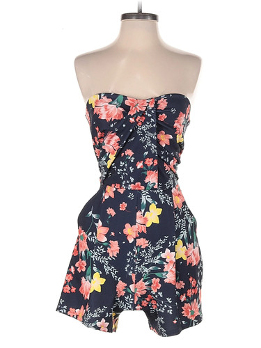 Great Jones Women Blue Romper S