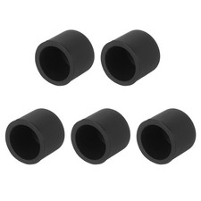 5pcs RCA Anti Dust Plug Dustproof Cover RCA Port Stopper Protector, Black