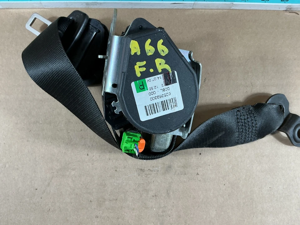 Retractor de cinturón de seguridad delantero derecho Mercedes-Benz E500 W211 2003-2006 605369300 OEM Foto 2 de 4