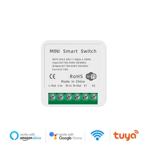 WiFi Commutateur 16/10A 2 Le module Smart Home Automation de Way Control fonctionne avec Alexa CA
