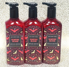 Bath Body Works 8 oz Vampire Blood Cleansing Gel Hand Soaps Lot of 3
