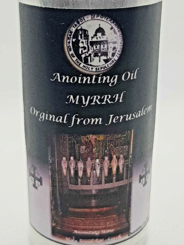 Anointing oil 100% pure myrrh from holy sepulchre 100ml aluminium bottle NARD - Picture 2 of 4