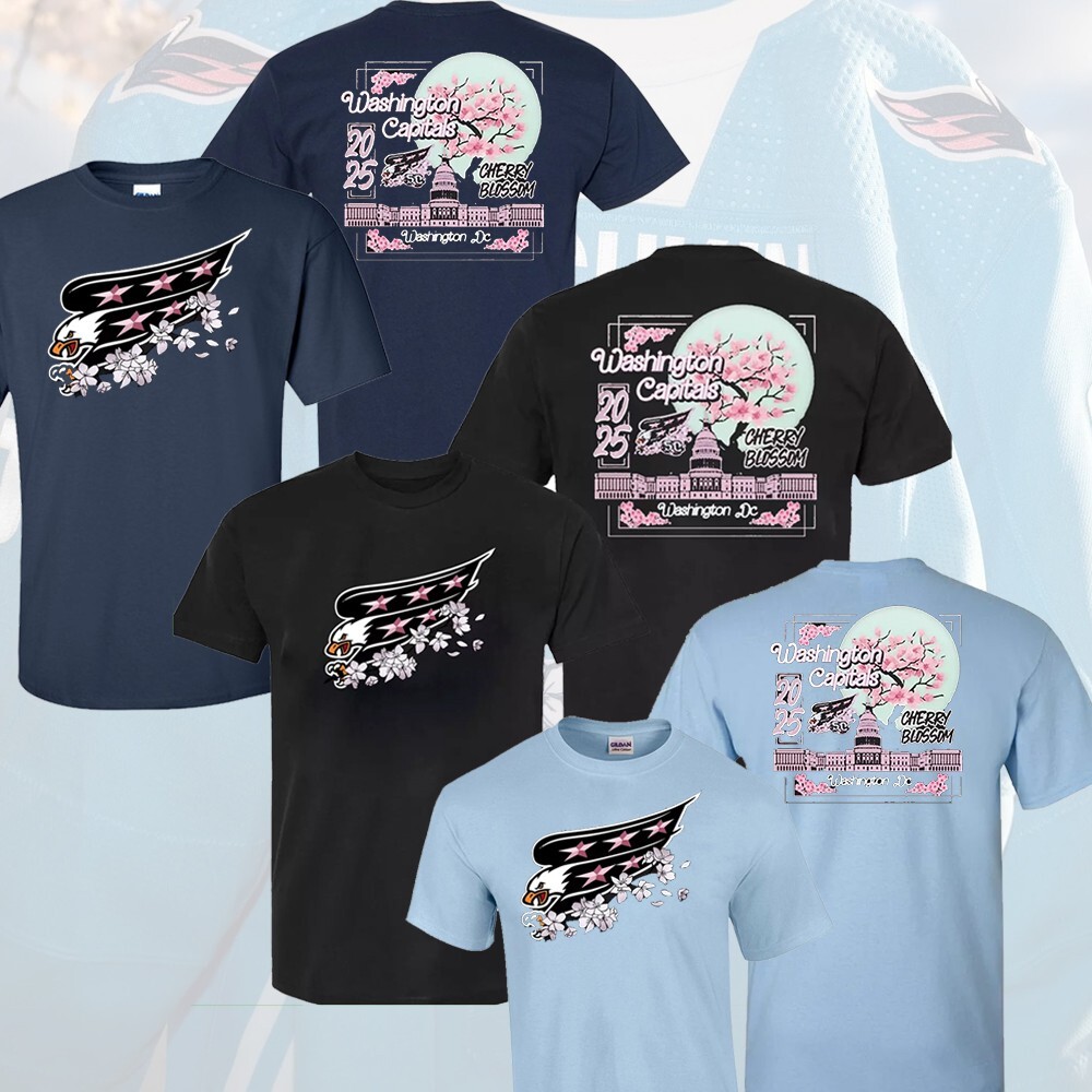 HOT - Washington Capitals 50th Anniversary Cherry Blossom 2025