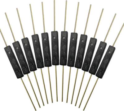 12 Stück Premium GPS-14A Kunststoff Reedschalter, 2,5 x 14 mm Kontakt Magnet Reed Reed