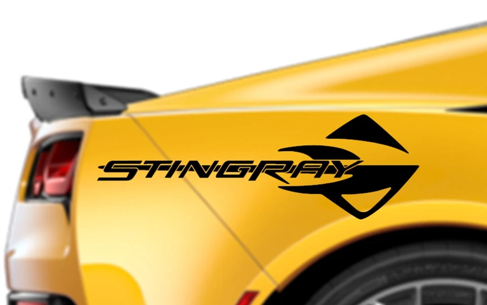 STINGRAY Vinyl Decal Racing Stripes Sticker 8x24 qty 2 (Fits Chevy CORVETTE C7) - Image 4 of 4