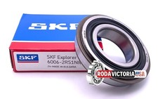 SKF 6006 2RS NR BALL BEARING with snap ring  seals 30x55x13mm