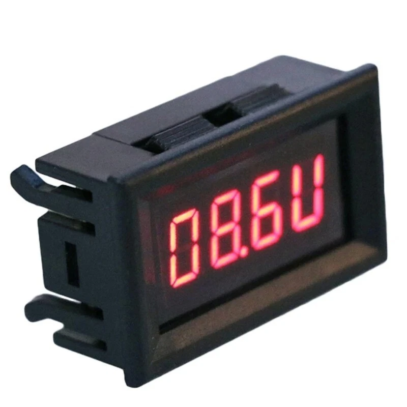 2 in 1 LED Tachometer Gauge Digital Voltmeter for Auto Motor Rotating - Image 3 of 4