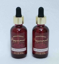 Bath Body Works Aromatherapy Peppermint 3-in-1 Oil Dropper Set of 2