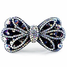 HANDMADE BARRETTE use Swarovski Crystal Hair Clip Hairpin Elegant Multi Color 33