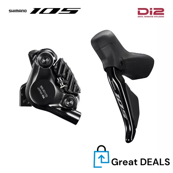 SHIMANOシマノ R7170 105Di2 Shimano 105 R7170 Hydraulic Flat Mount Di2 Groupset | Texas