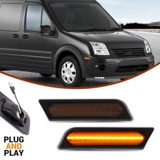 Smoke Amber Led Front Bumper Side Marker Light For Ford Transit Connect 2010-13 Smoke Amber Led Front Bumper Side Marker Light For Ford Transit Connect 2010-13