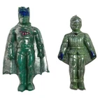 X-Rare Vintage 1966 Batman&Robin Figure/Toy Argentina Bootleg Plastic Blow Molds