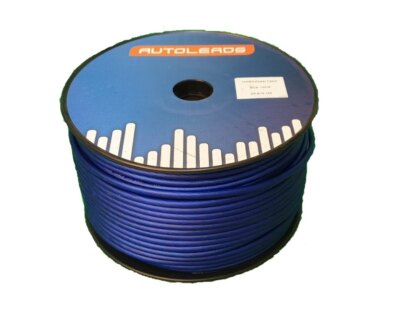 100 Meter Blau Rolle 10 Anzeige Power / Erde Batterie Boden Kabel für Auto /