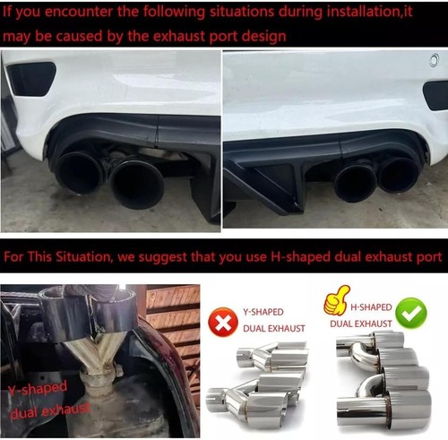 Difusor de parachoques trasero de aleta de tiburón de carbono para Jeep Grand Cherokee Trackhawk 18-21 - Imagen 2 de 10