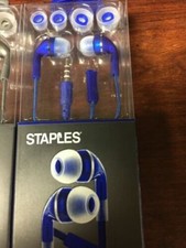BRAND NEW  Staples Earbuds with Microphones