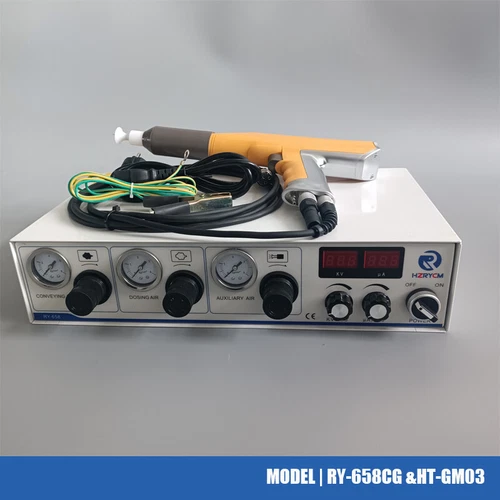 02 Powder Coating Gun Kit And Electrostatic Powder Coating Machine