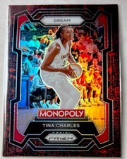 2024 Panini Prizm Monopoly WNBA Tina Charles Red Classic Icons Prizm