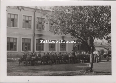 (RB)2024-158, Photo, Beer Evening Outside Accommodation in Uman July 1943