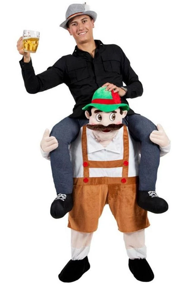  Halloween Costumes Men Women Mascot Carry Back Christmas Party Cosplay - Image 4 of 4