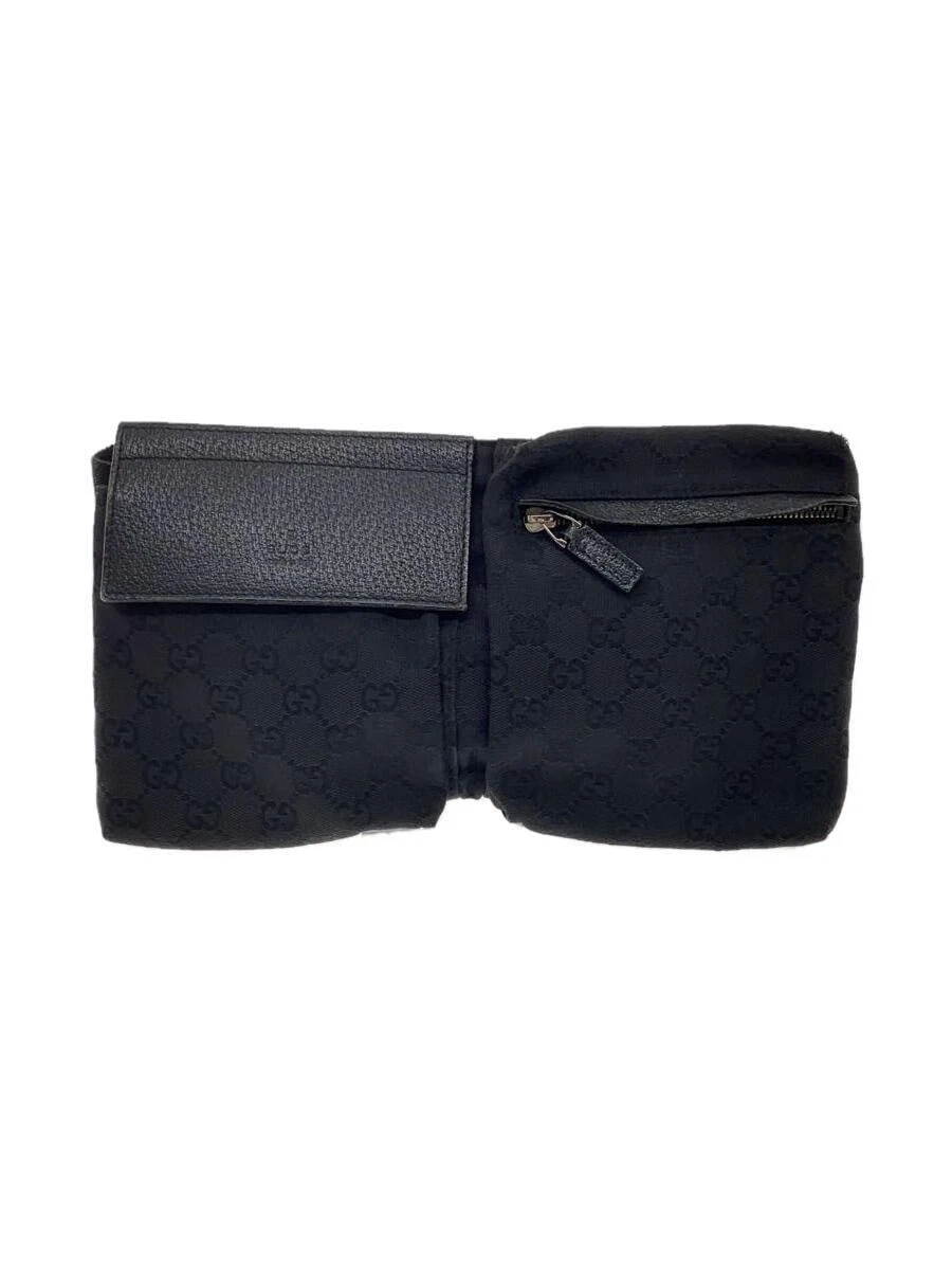 Sac GUCCI taille GG toile noir occasion