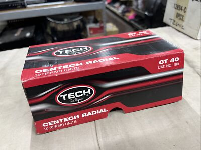 New TECH Tire Repairs 4'' x 8  Box Of 10 CT-40 Cat No. 180 Centech Radial