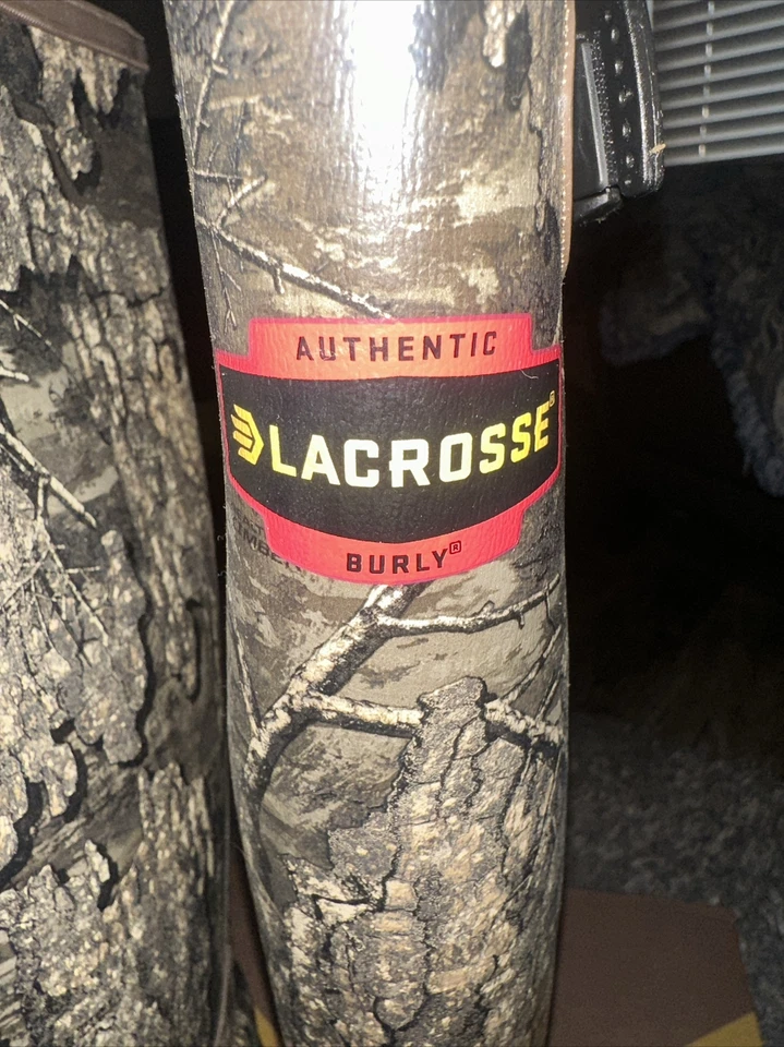 NEW LACROSSE 18” BURLY CLASSIC WOOL RUBBER REALTREE TIMBER HUNTING BOOT SIZE 12 - Image 3 of 4