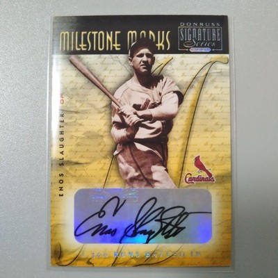 Enos Slaughter Milestone Marks | eBay