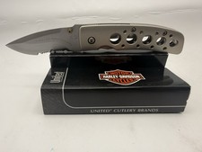 United Cutlery Harley Davidson HD25 coltello tascabile lama bordo combinato 1999
