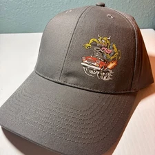 Rat Fink Ed Big Daddy Roth New  FlexFit Baseball Hat Hot Rod