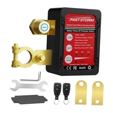 12V 24V 250A Black Remote Battery Disconnect 250A Battery Disconnect Switch