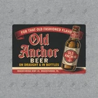 Vintage Old Anchor Beer Metal Sign Reproduction Brewery Advertising #913777
