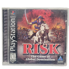 Thumbnail of ebay&reg; auction 157731487256 | Risk Global Domination - Sony (PlayStation 1 PS1) Black Label - Manual - Tested