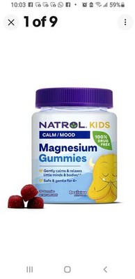 Natrol Kids Magnesium Gummies, Gently Calm and Relax Little Minds