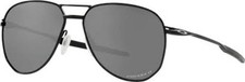 Oakley OO4147-0157 Contrail Prizm Grey Satin Black Pilot Sunglasses 144/3N