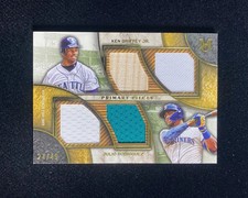 2025 Topps Museum Ken Griffey Rodriguez Quad Relic Ken Griffey JSY 24/49 QI95