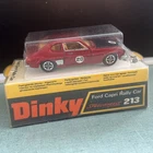 Vintage Dinky Toys 213 Ford Capri Rally Car Speedwheels Boxed England Diecast