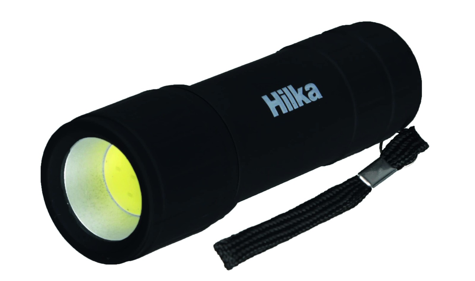 9 LED RUBBER COATED MINI TORCH Black