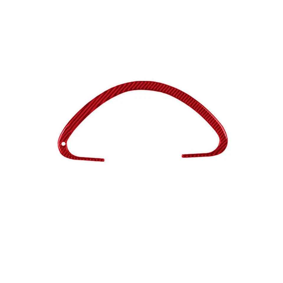 For Mercedes-Benz E-Class W211 2003-2009 Carbon Fiber Red Cover Trim Speedometer - Image 4 of 4