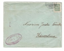 1917 Finland War Time Censor Cover to Hämeenlinna