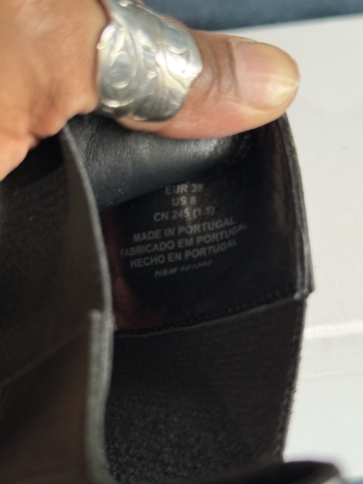 KENZO x H&M Black Orange Leather Chelsea Ankle Boots US 8 EU 39 thumbnail 13