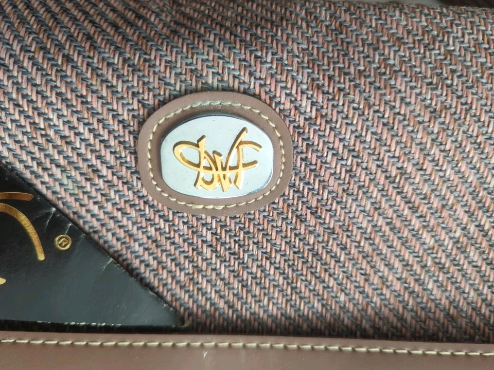 Bagagem de mão Diane Von Furstenberg anos 80 DVF vintage ~ NOVA - Imagem 2 de 4