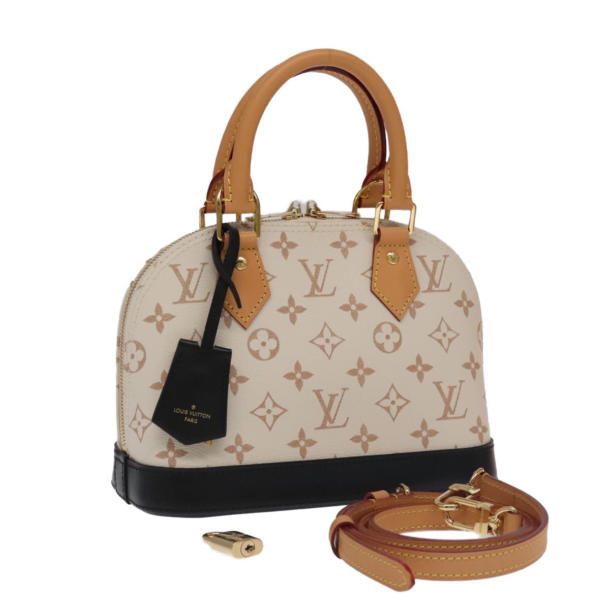 LOUIS VUITTON Monogram Dune Alma BB Hand Bag 2way M46922 LV Auth