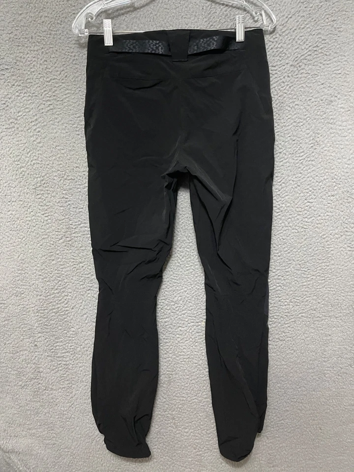 Pantalones Quechua Mujer Pequeños Negros Softshell Senderismo Exterior Cremallera Bolsillos Cinturón Foto 3 de 4