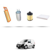 Hoffcar Set Service - 4 Filter FüR Fiat Fiorino 1.3 Multijet 16V 55Kw Von 2008