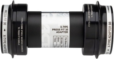 EXI - RaceFace EXI PF30 Bottom Bracket: 46mm ID x 73mm Shell x 24mm Spindle -