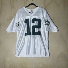 VTG Green Bay Packers NFL Team Apparel Aaron Rodger’s Jersey Size Large White